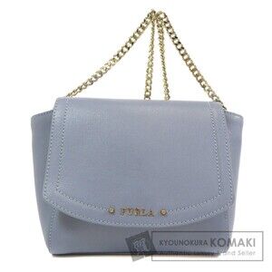 Furla chain shoulder bag leather